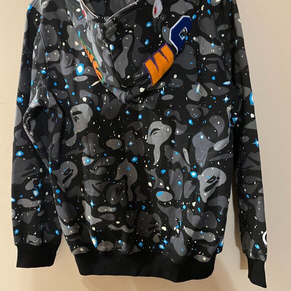 HOODIE GALACTIC ALL OVER PRINT NEW - Picture 4 of 6